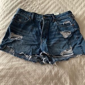 H&M Women’s High Waisted Jean Shorts: Size 12